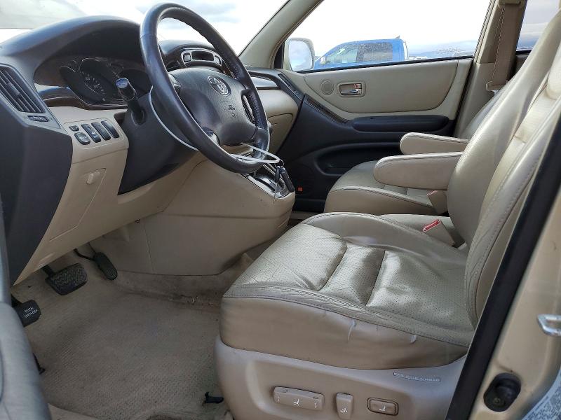 2001 Toyota Highlander VIN JTEHF21A510033464 COPART salvage auction — FRONT END, Wa - Vehicle Cert Of Ownership-Titl, sold $200 on 2026-07-14 (photo 7)