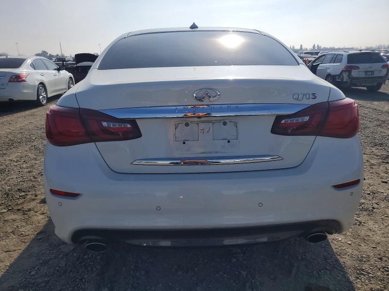2017 Infiniti Q70 VIN JN1BY1AP0HM740173 COPART salvage auction — SIDE, Salvage Title, sold $7,700 on 2026-08-13 (photo 6)
