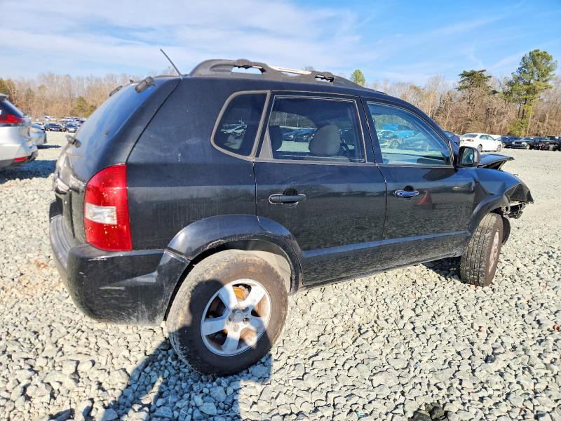 2005 Hyundai Tucson VIN KM8JM12B25U234262 COPART salvage auction — FRONT END, Nc - Salvage Certificate Of Title, sold $250 on 2026-07-08 (photo 3)