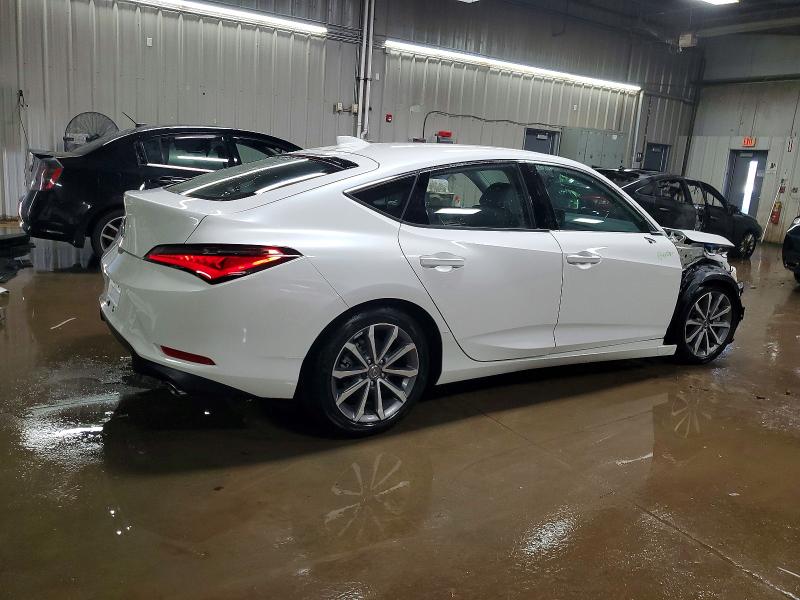2025 Acura Integra VIN 19UDE4H25SA013048 COPART salvage auction — FRONT END, Il - Salvage Certificate, sold $12,300 on 2026-07-09 (photo 3)