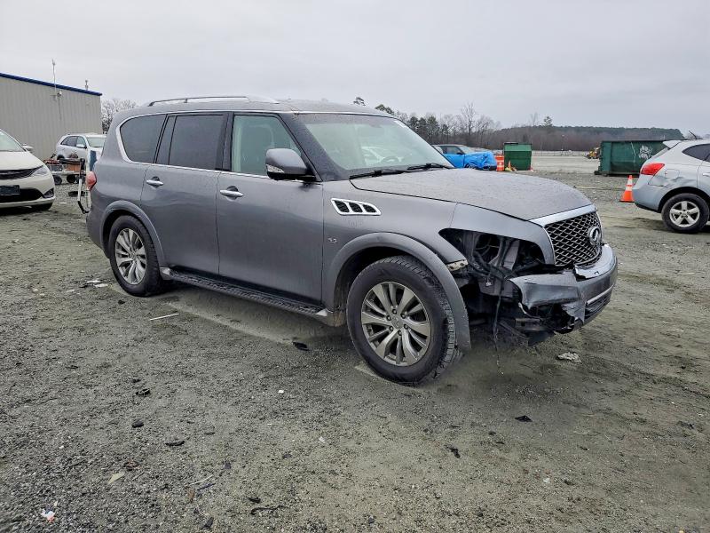 2016 Infiniti Qx80 VIN JN8AZ2NE5G9120154 COPART salvage auction — FRONT END, Sc - Cert Of Title-Salvage, sold $3,800 on 2026-07-06 (photo 4)
