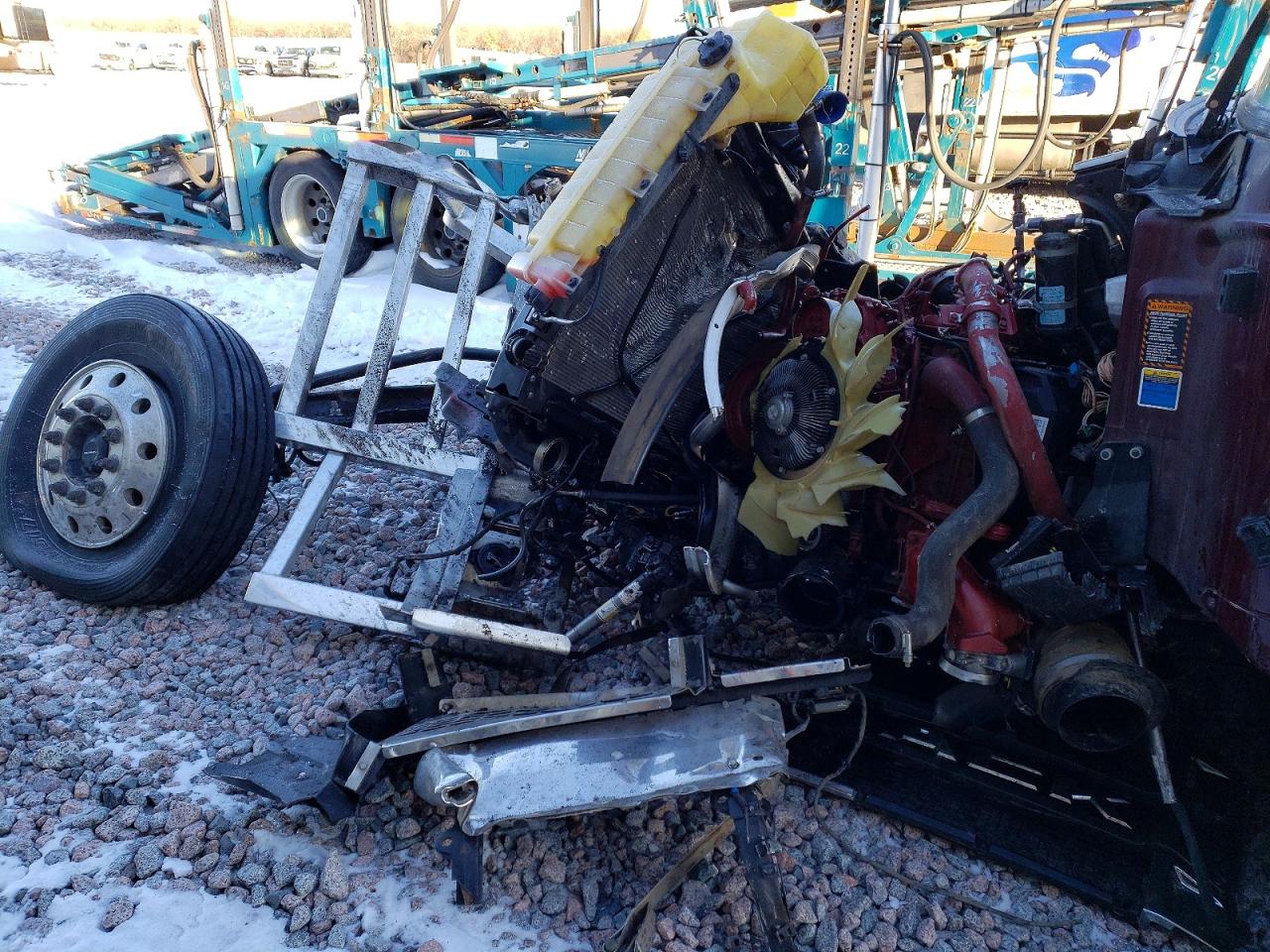 2022 Mack Anthem VIN 1M1AN4GY9NM026461 COPART salvage auction — Front End, MN - CERT OF TITLE-SALVAGE, sold $1,500 on 2026-04-30 (photo 9)