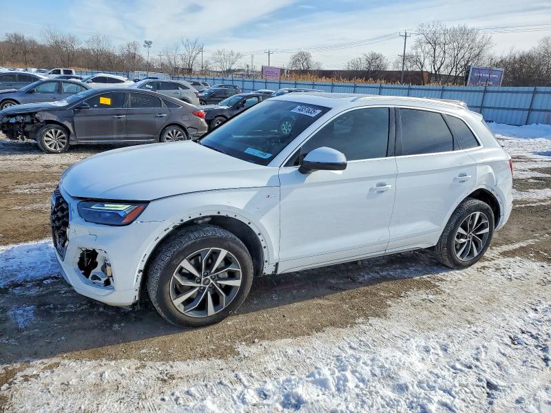 2024 Audi Q5 VIN WA1GAAFY8R2130621 COPART salvage auction — FRONT END, Il - Salvage Certificate, sold $15,200 on 2026-07-08 (photo 1)