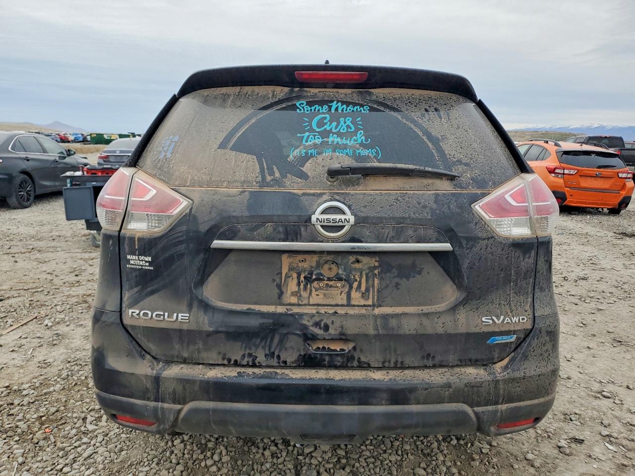 2014 Nissan Rogue Sport VIN 5N1AT2MK8EC756390 COPART salvage auction — Front End, UT - SALVAGE CERTIFICATE, sold $825 on 2026-06-26 (photo 6)