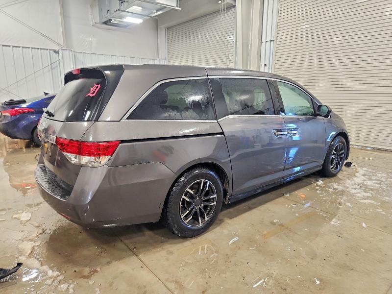 2014 Honda Odyssey VIN 5FNRL5H66EB023554 COPART salvage auction — FRONT END, MI - CERTIFICATE OF TITLE, sold $1,050 on 2026-07-02 (photo 3)