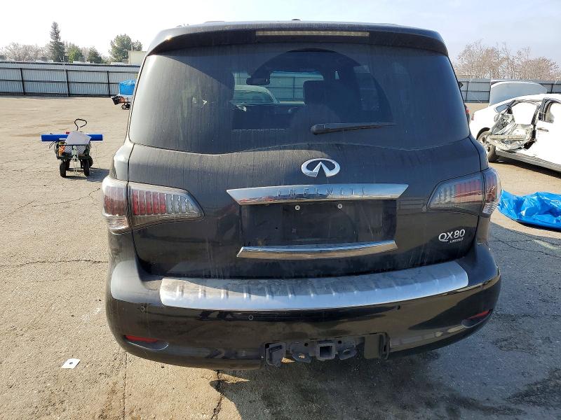 2017 Infiniti Qx80 VIN JN8AZ2NE3H9156751 COPART salvage auction — SIDE, Ca - Salvage Certificate, sold $4,300 on 2026-07-17 (photo 6)