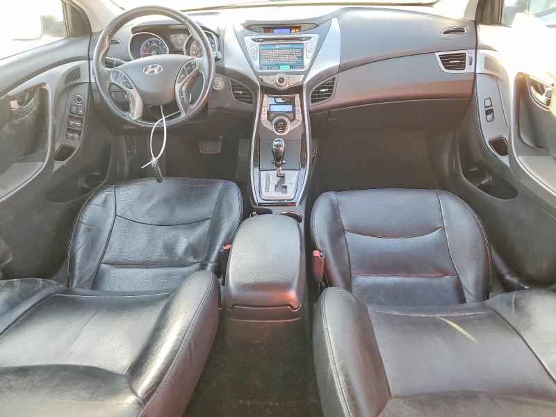 2013 Hyundai Elantra VIN KMHDH4AE8DU706509 COPART salvage auction — REAR END, Id - Salvage Certificate Of Title, sold $700 on 2026-07-31 (photo 8)