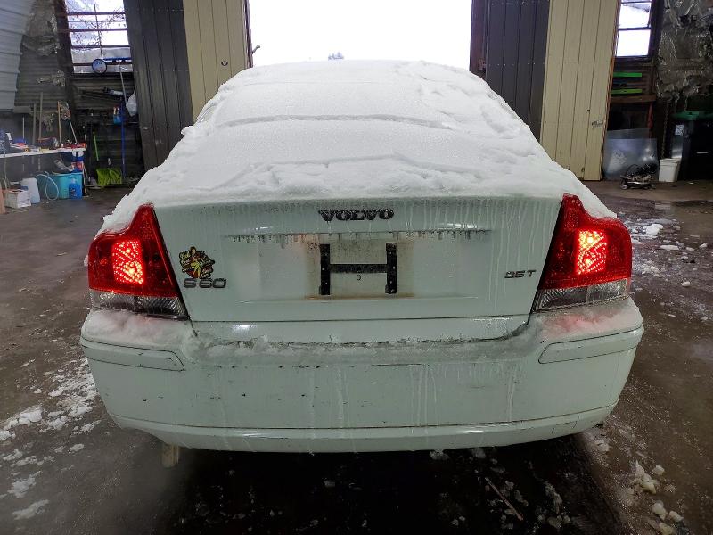 2007 Volvo S60 VIN YV1RS592072600836 COPART salvage auction — SIDE, NY - CERT OF TITLE-PARTS ONLY, sold $500 on 2026-07-29 (photo 6)