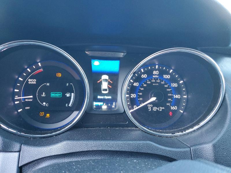 2014 Hyundai Sonata VIN KMHEC4A47EA118162 COPART salvage auction — SIDE, Fl - Certificate Of Destruction, sold $800 on 2026-07-15 (photo 9)