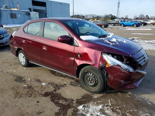 2024 Mitsubishi Mirage VIN ML32FUFJ3RHF06621 COPART salvage auction — FRONT END, Va - Cert Of Title - Salvage, sold $2,800 on 2026-07-08 (photo 4)