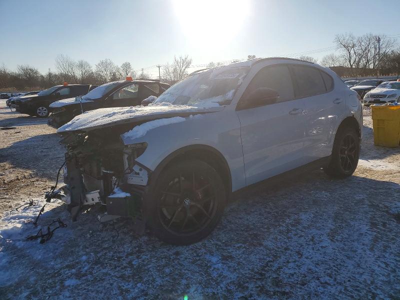 2020 Alfa romeo Stelvio VIN ZASPAKAN7L7C90712 COPART salvage auction — FRONT END, Wv - Salvage Certificate, sold $825 on 2026-07-27 (photo 1)