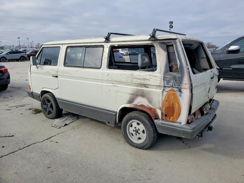 1990 Volkswagen Vanagon VIN WV2YB0256LH083575 COPART salvage auction — BURN, Sd - Cert Of Title-Salvage, sold $175 on 2026-07-31 (photo 2)