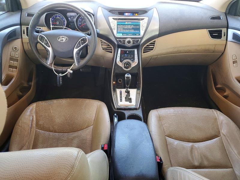 2012 Hyundai Elantra VIN KMHDH4AE4CU435883 COPART salvage auction — MINOR DENT/SCRATCHES, Mt - Certificate Of Title, sold $950 on 2026-07-23 (photo 8)
