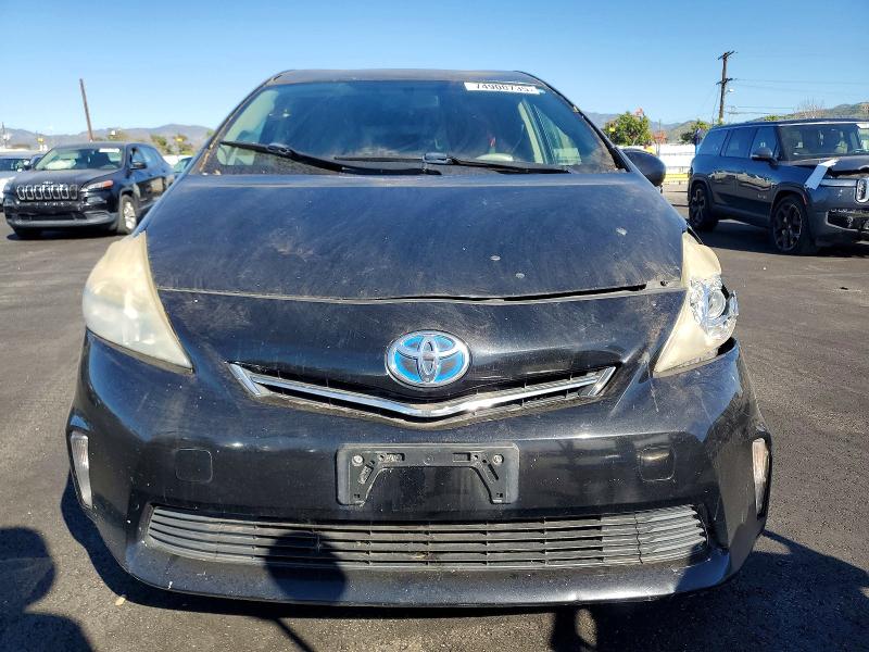 2012 Toyota Prius v VIN JTDZN3EU2C3180106 COPART salvage auction — FRONT END, CA - SALVAGE CERTIFICATE, sold $1,400 on 2026-07-29 (photo 5)