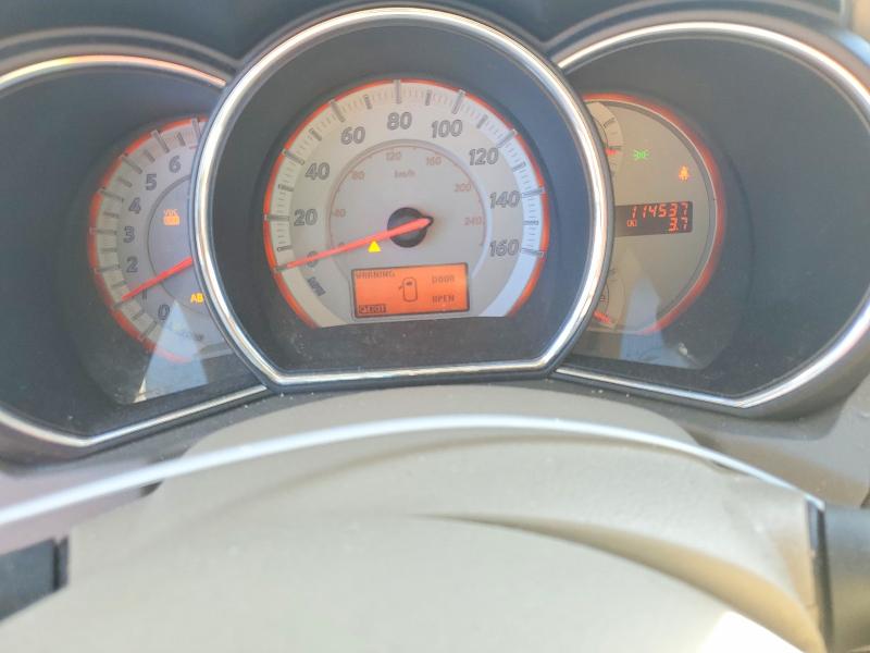 2009 Nissan Murano VIN JN8AZ18WX9W114370 COPART salvage auction — FRONT END, Ca - Salvage Certificate, sold $100 on 2026-07-09 (photo 9)