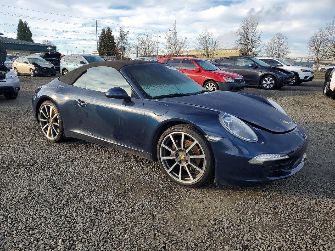 2013 Porsche 911 VIN WP0CA2A95DS140199 COPART salvage auction — Burn Engine, OR - SALVAGE TITLE CERTIFICATE, sold $17,200 on 2026-05-12 (photo 4)