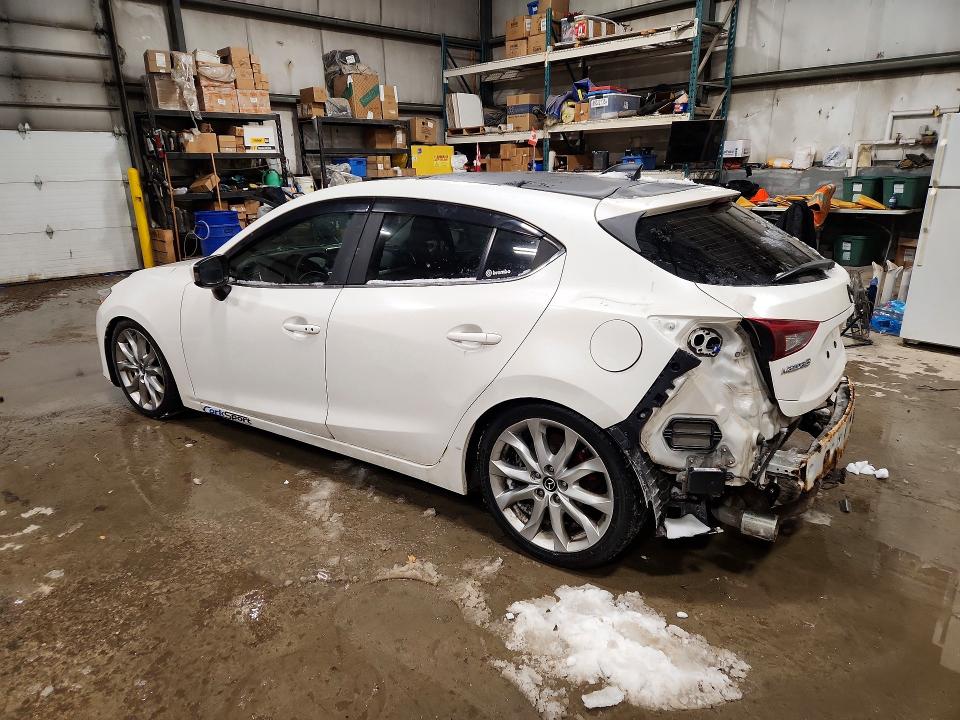 2014 Mazda 3 VIN JM1BM1M36E1189343 COPART salvage auction — REAR END, Salvage Title, sold $500 on 2026-07-28 (photo 2)