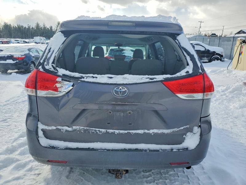 2012 Toyota Sienna VIN 5TDKK3DC1CS263866 COPART salvage auction — REAR END, Ns - Salvage Title, sold $2,800 on 2026-07-09 (photo 6)