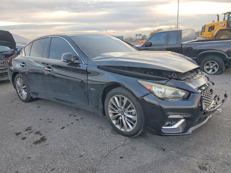 2018 Infiniti Q50 VIN JN1EV7AR7JM440761 COPART salvage auction — FRONT END, Nv - Salvage Title, sold $3,250 on 2026-07-20 (photo 4)