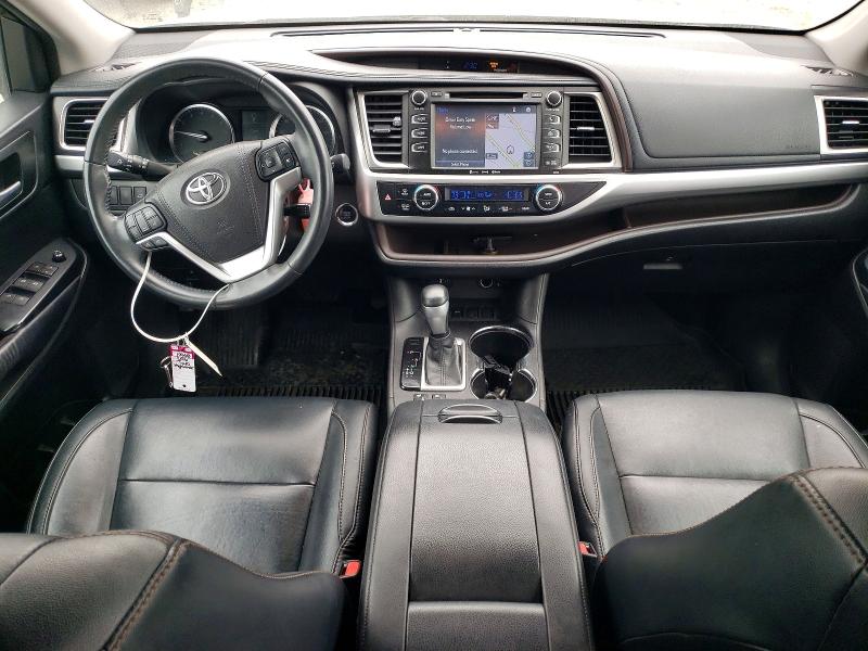 2016 Toyota Highlander VIN 5TDKKRFH1GS147746 COPART salvage auction — REAR END, Ca - Salvage Certificate, sold $7,300 on 2026-07-16 (photo 8)