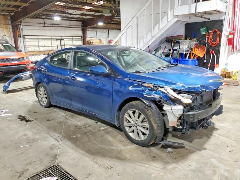 2015 Hyundai Elantra VIN KMHDH4AEXFU388458 COPART salvage auction — SIDE, Co - Bill Of Sale-Parts Only, sold $950 on 2026-07-07 (photo 4)
