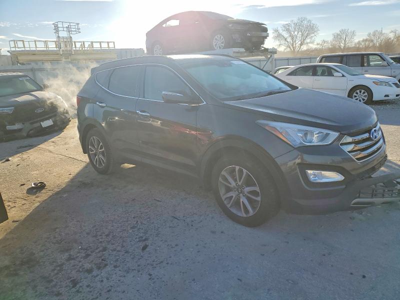 2016 Hyundai Santa fe VIN 5XYZUDLA7GG354139 COPART salvage auction — FRONT END, Ks - Cert Of Title-Salvage, sold $2,700 on 2026-07-21 (photo 4)