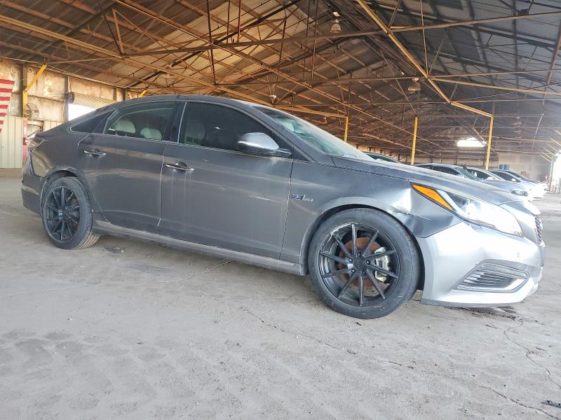 2017 Hyundai Sonata VIN KMHE24L37HA063191 COPART salvage auction — FRONT END, Az - Cert Of Title-Restored Salvage, sold $1,400 on 2026-07-06 (photo 4)