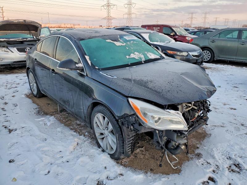 2016 Buick Regal VIN 2G4GK5EX4G9122612 COPART salvage auction — FRONT END, Il - Certificate Of Title, sold $450 on 2026-07-09 (photo 4)