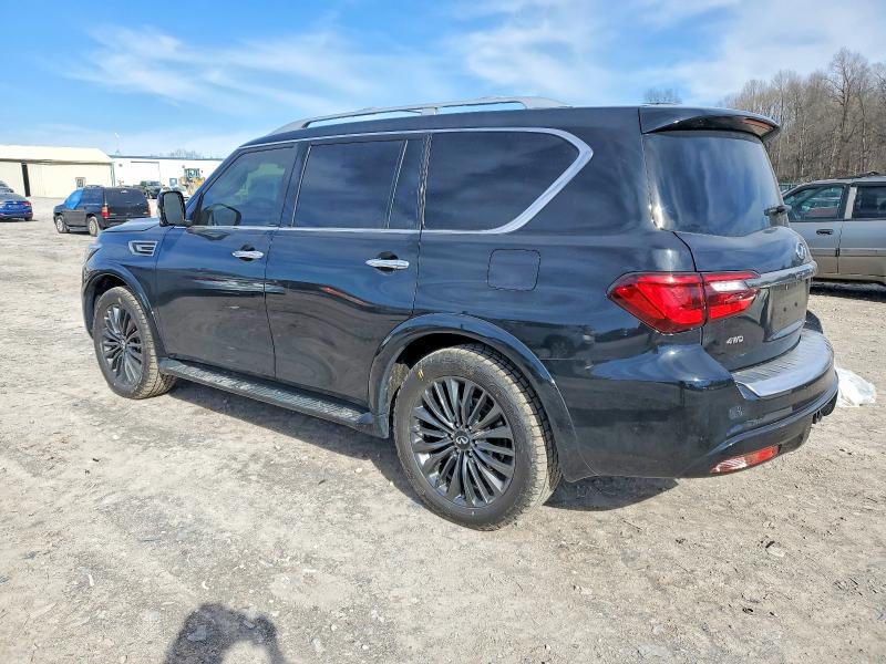 2024 Infiniti Qx80 VIN JN8AZ2AE6R9327502 COPART salvage auction — FRONT END, Tn - Salvage Certificate, sold $20,900 on 2026-07-21 (photo 2)