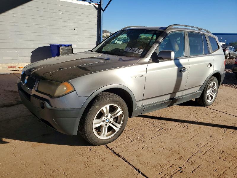 2005 BMW X3 VIN WBXPA93485WD07201 COPART salvage auction — MINOR DENT/SCRATCHES, Az - Certificate Of Title, sold $600 on 2026-07-28 (photo 1)