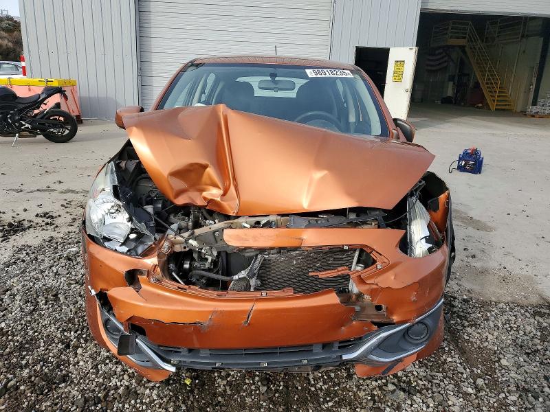2017 Mitsubishi Mirage VIN ML32A3HJ2HH016432 COPART salvage auction — FRONT END, Nv - Salvage Title, sold $100 on 2026-07-30 (photo 5)