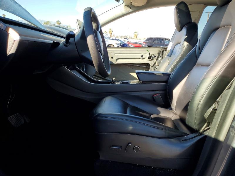 2021 Tesla Model y VIN 5YJYGDEE8MF091066 COPART salvage auction — FRONT END, Ca - Salvage Certificate, sold $6,300 on 2026-07-16 (photo 7)