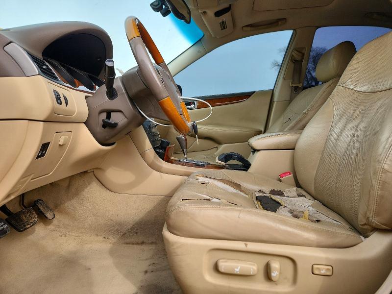2006 Lexus ES VIN JTHBA30G465163801 COPART salvage auction — FRONT END, Nm - Cert Of Title-Salvage, sold $925 on 2026-07-27 (photo 7)