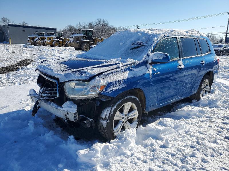 2008 Toyota Highlander VIN JTEES42A582053219 COPART salvage auction — FRONT END, NJ - CERT OF TITLE-SALVAGE, sold $2,350 on 2026-07-10 (photo 1)
