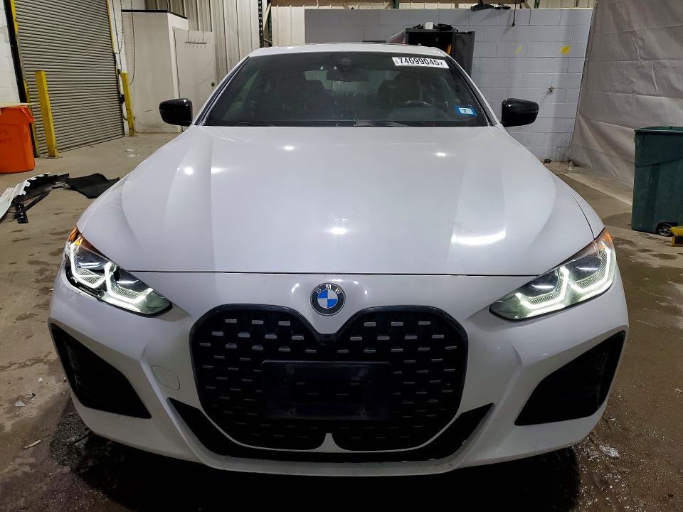 2021 BMW 4er VIN WBA73AP08MCF74593 COPART salvage auction — SIDE, ID - SALVAGE CERTIFICATE OF TITLE, sold $13,700 on 2026-07-14 (photo 5)