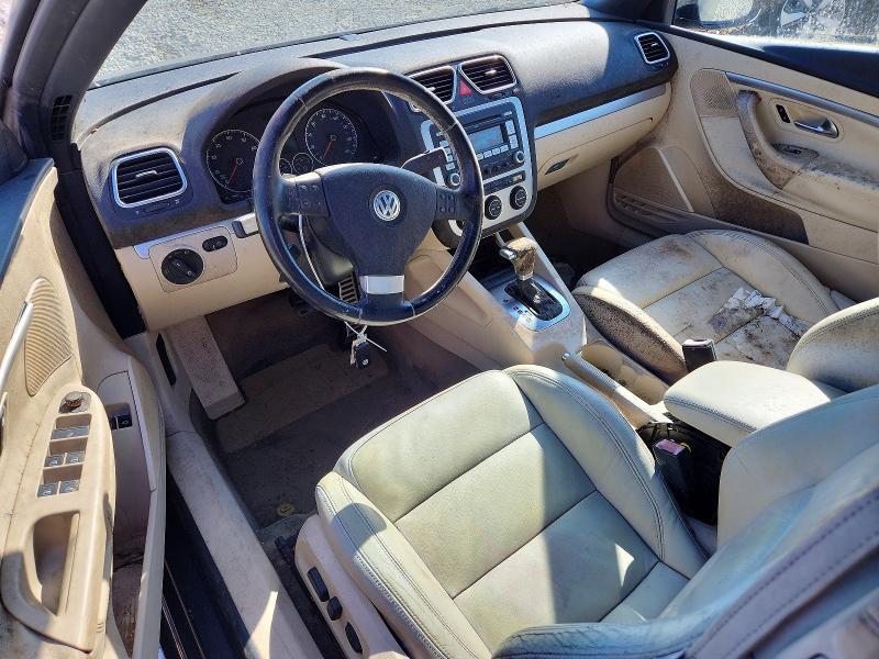 2007 Volkswagen Eos VIN WVWDA71F67V015125 COPART salvage auction — WATER/FLOOD, Fl - Certificate Of Title, sold $350 on 2026-07-07 (photo 8)