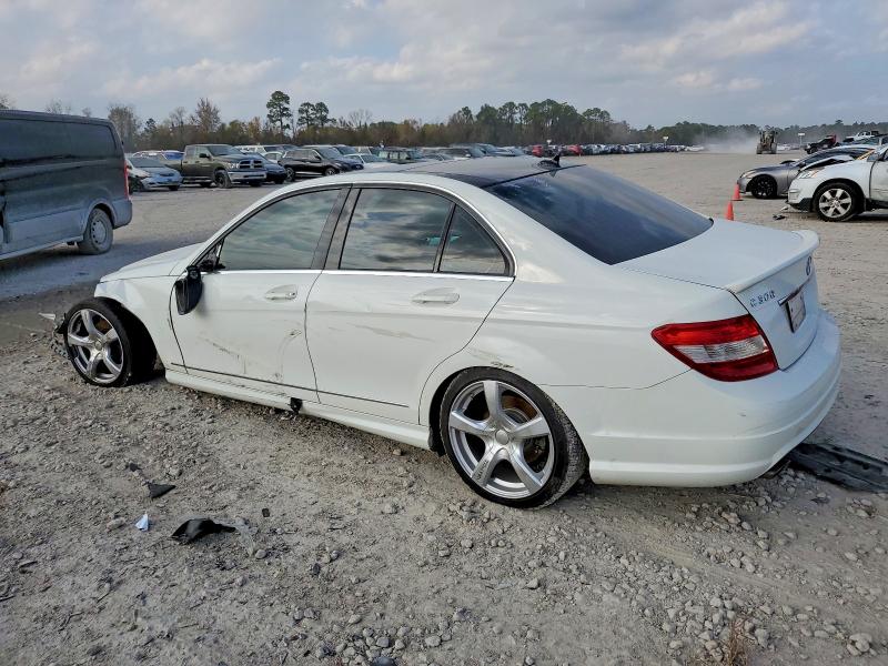 2008 Mercedes-benz C class VIN WDDGF54XX8R010890 COPART salvage auction — FRONT END, TX - SALVAGE VEHICLE TITLE (P), sold $650 on 2026-07-31 (photo 2)