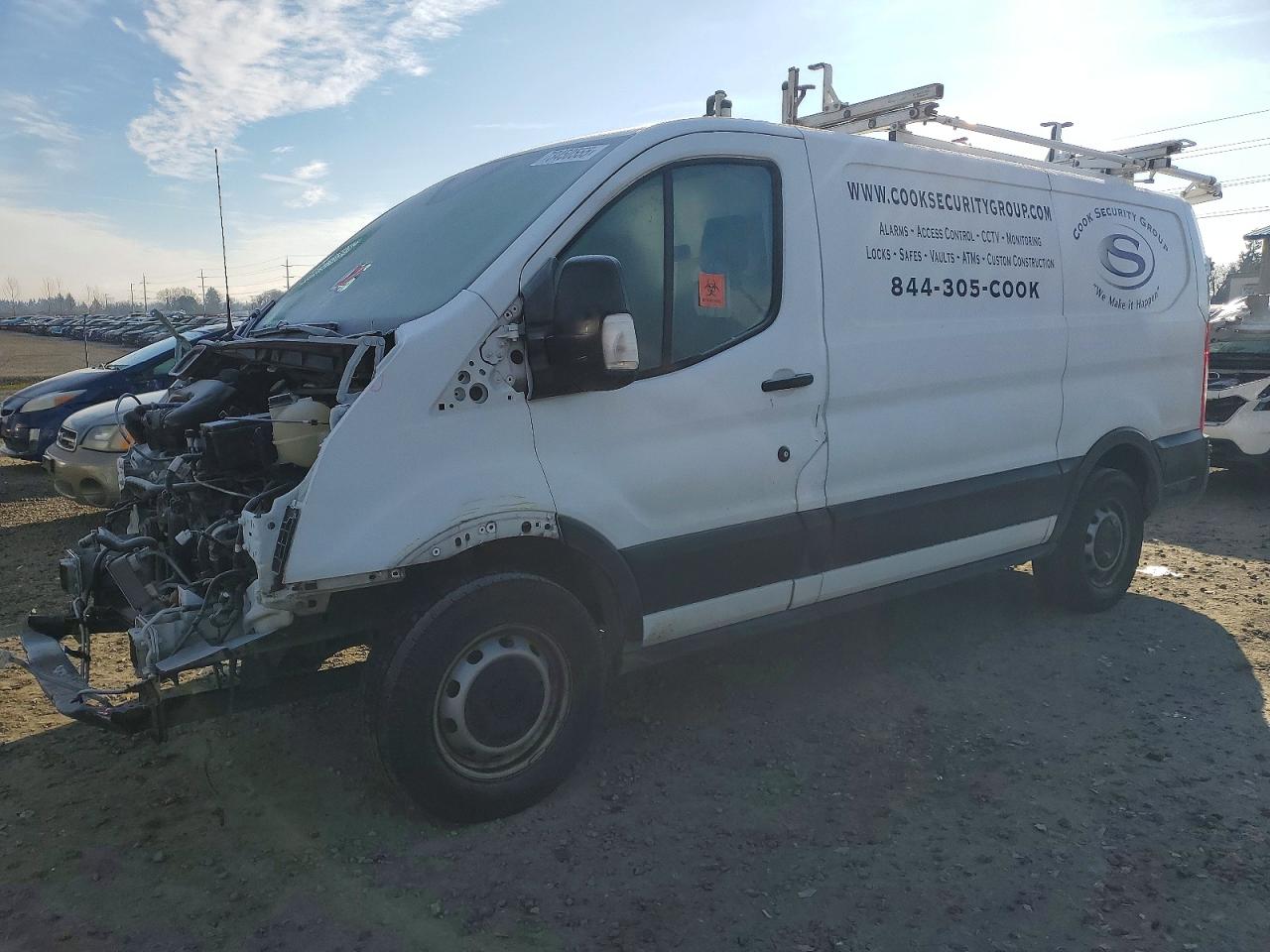 2018 Ford Transit VIN 1FTYE1YM1JKB01958 — COPART salvage auction photo