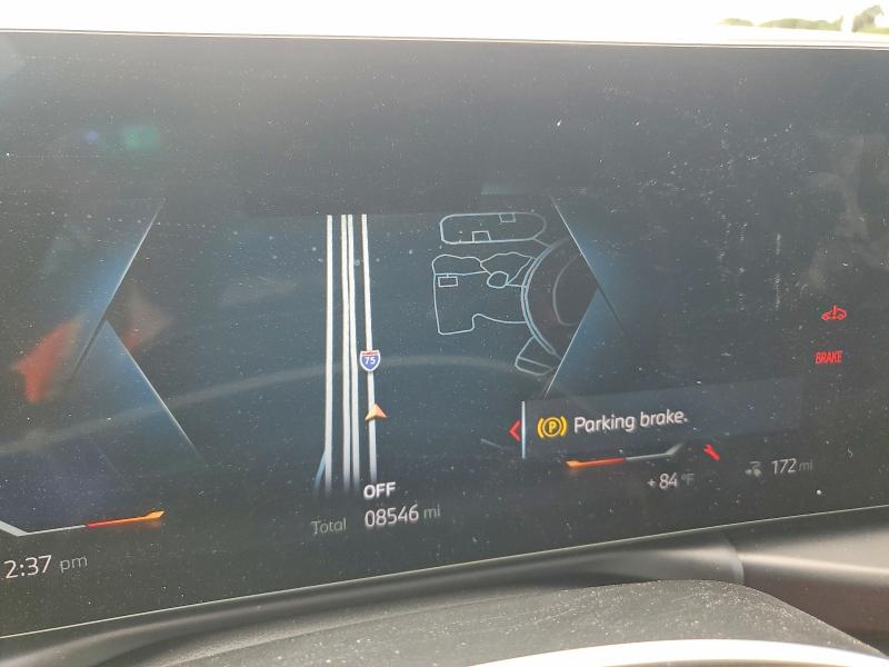 2025 BMW I4 VIN WBY23HD07SFU38716 COPART salvage auction — FRONT END, Salvage Title, sold $16,900 on 2026-07-28 (photo 9)