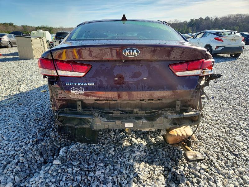 2018 Kia Optima VIN 5XXGT4L36JG231939 COPART salvage auction — REAR END, Al - Cert Of Title-Salvage Title, sold $700 on 2026-07-15 (photo 6)