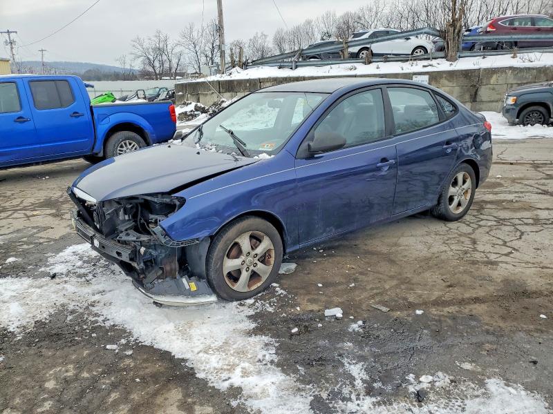 2010 Hyundai Elantra VIN KMHDU4AD6AU873689 COPART salvage auction — FRONT END, Ny - Mv907A-Parts Only, sold $425 on 2026-07-07 (photo 1)