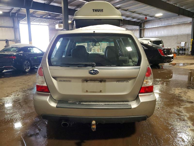 2006 Subaru Forester VIN JF1SG656X6H750929 COPART salvage auction — FRONT END, Pa - Certificate Of Salvage, sold $425 on 2026-07-06 (photo 6)