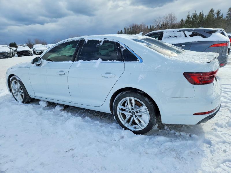 2019 Audi A4 VIN WAUCNAF44KA007896 COPART salvage auction — UNDERCARRIAGE, On - Permit Salvage, sold $8,800 on 2026-07-07 (photo 2)