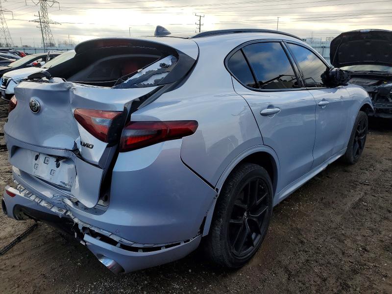 2021 Alfa romeo Stelvio VIN ZASPAKBNXM7D14971 COPART salvage auction — SIDE, Il - Salvage Certificate, sold $2,400 on 2026-07-21 (photo 3)