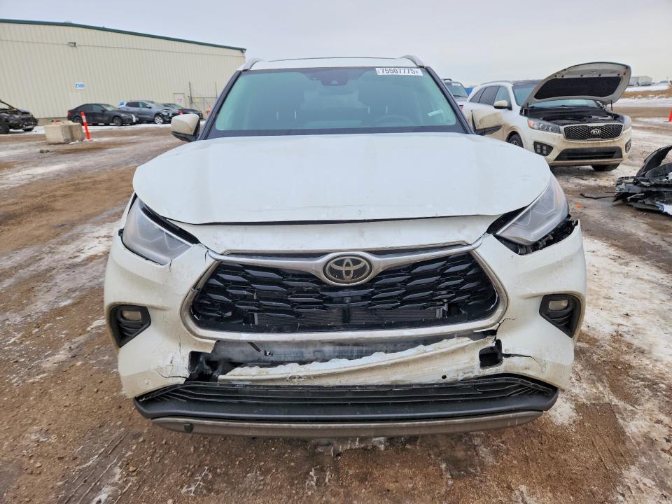 2022 Toyota Highlander VIN 5TDFZRBH2NS214743 COPART salvage auction — FRONT END, Other, sold $28,250 on 2026-07-14 (photo 5)