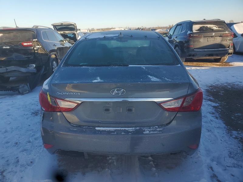 2014 Hyundai Sonata VIN 5NPEB4AC9EH924267 COPART salvage auction — FRONT END, Il - Salvage Certificate, sold $250 on 2026-07-28 (photo 6)