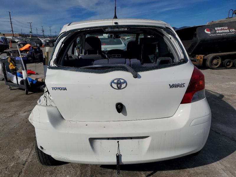 2010 Toyota Yaris VIN JTDJT4K39A5316298 COPART salvage auction — FRONT END, Ca - Non-Repairable Vehicle Cert, sold $250 on 2026-07-29 (photo 6)