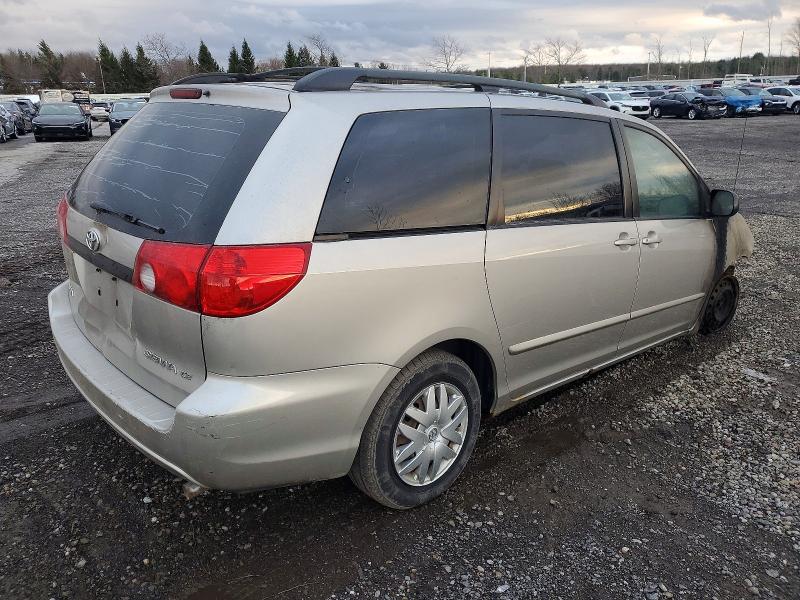 2006 Toyota Sienna VIN 5TDZA23C66S475924 COPART salvage auction — INTERIOR BURN, NY - MV907A-PARTS ONLY, sold $125 on 2026-07-13 (photo 3)