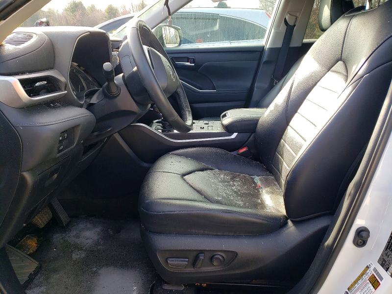 2023 Toyota Highlander VIN 5TDKDRBH8PS039561 COPART salvage auction — BURN, Ma - Cert Of Title-Salvage, sold $6,400 on 2026-07-06 (photo 7)