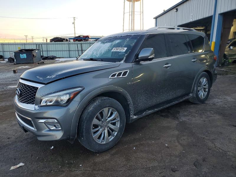 2017 Infiniti Qx80 VIN JN8AZ2NE7H9150483 COPART salvage auction — MINOR DENT/SCRATCHES, Mi - Certificate Of Title, sold $4,800 on 2026-07-29 (photo 1)
